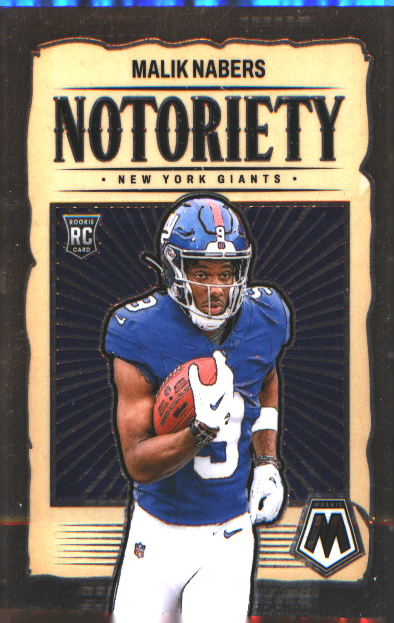 2024 Panini Mosaic Notoriety #23 Malik Nabers