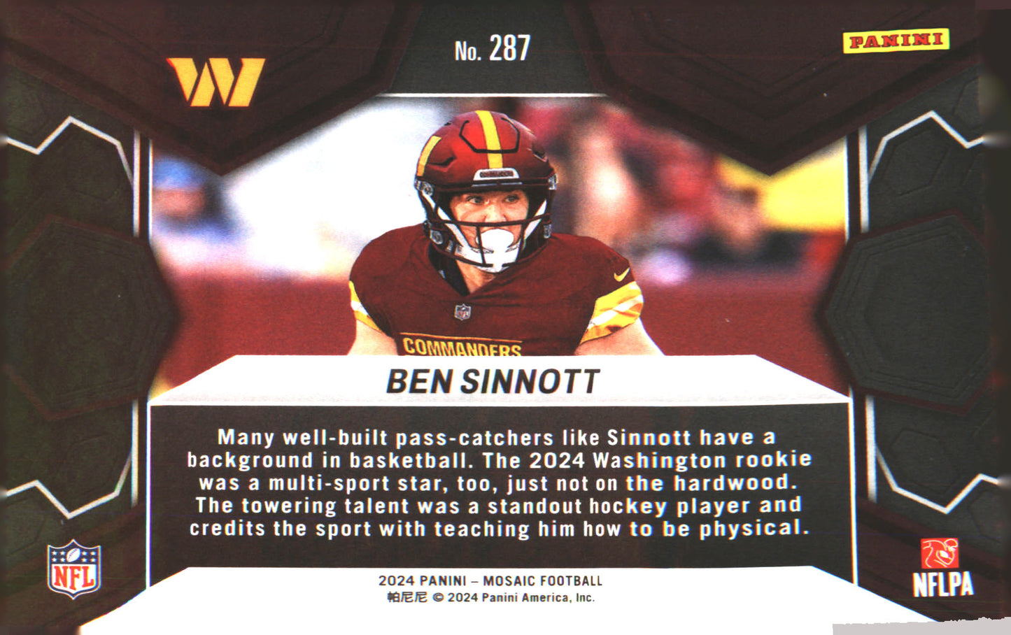 2024 Panini Mosaic #287 Ben Sinnott