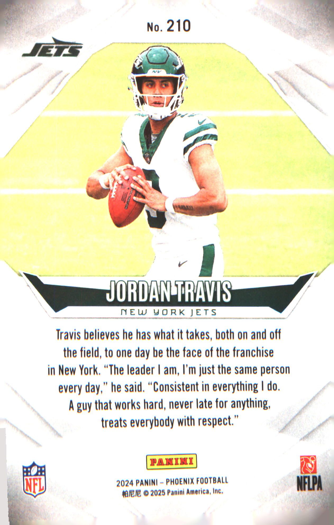 2024 Panini Phoenix #210 Jordan Travis Rookie RC