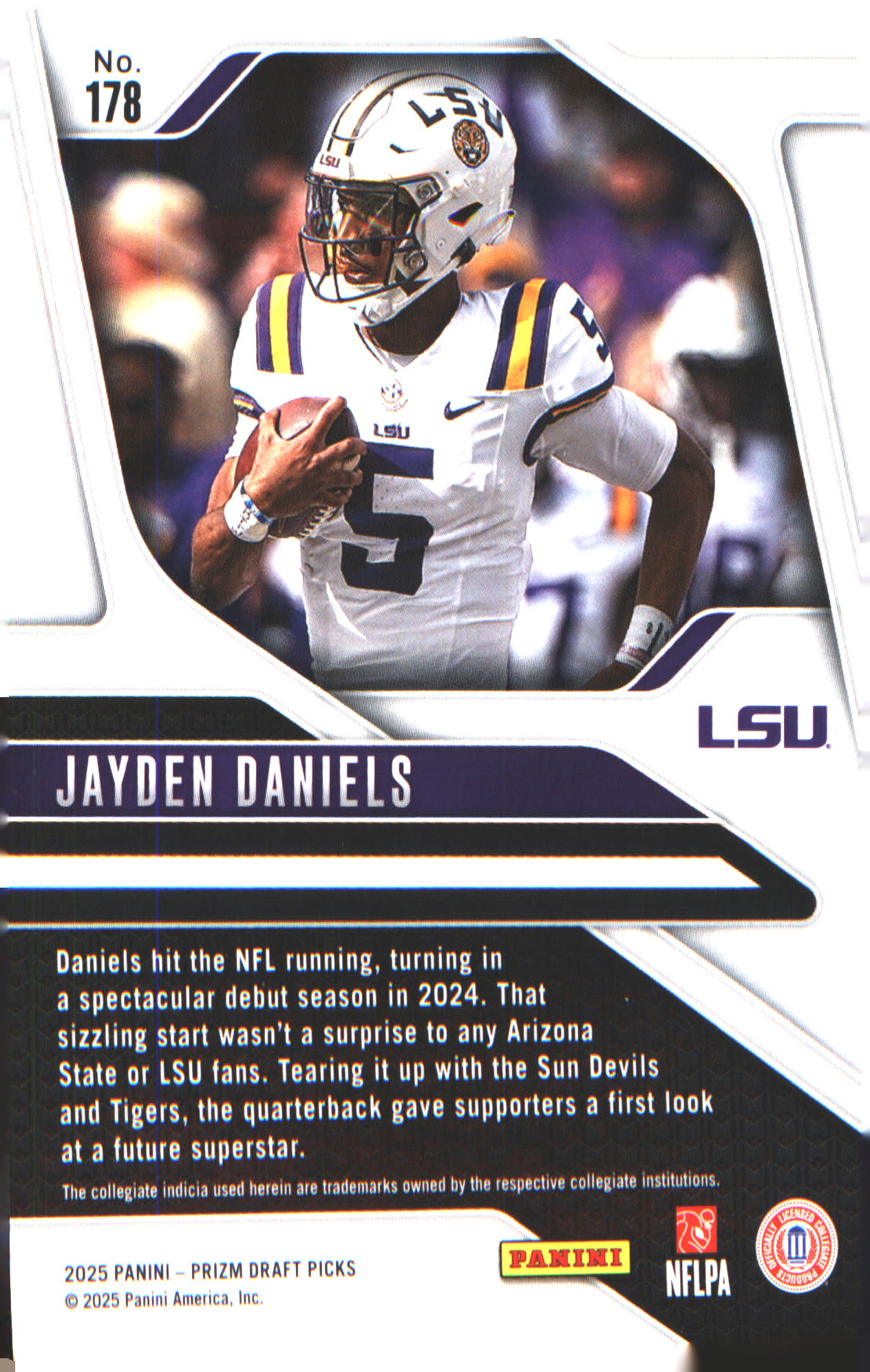 2025 Panini Prizm Draft Picks #178 Jayden Daniels