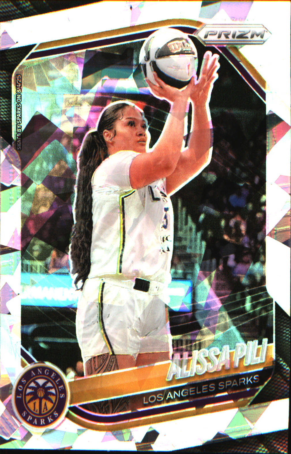 2025 Panini Prizm WNBA Ice Prizm #78 Alissa Pili