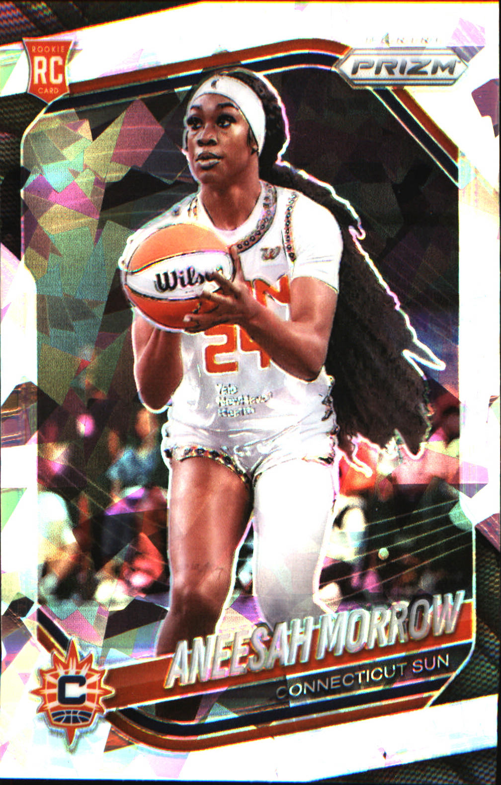 2025 Panini Prizm WNBA Ice Prizm #79 Aneesah Morrow
