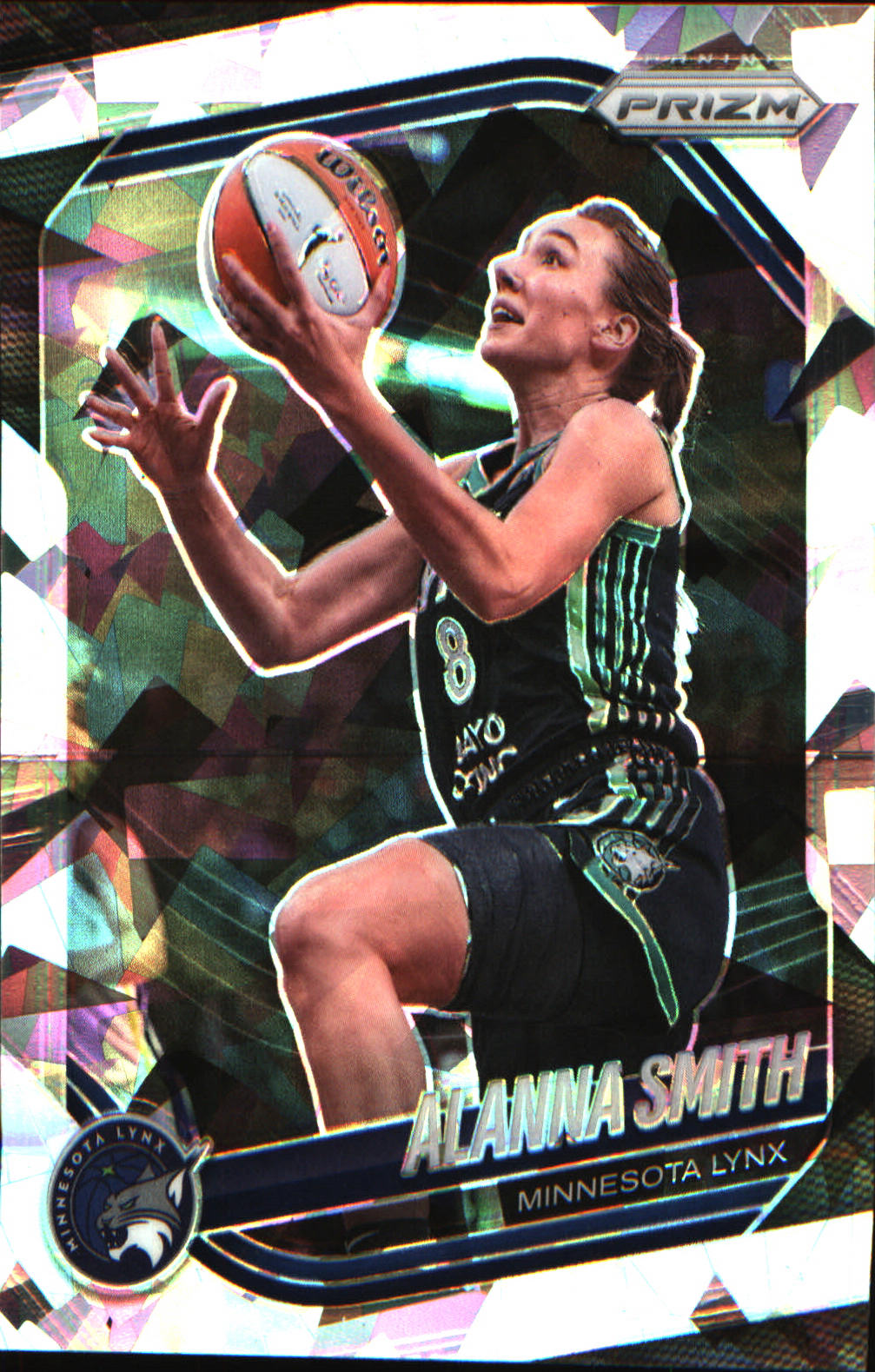 2025 Panini Prizm WNBA Ice Prizm #101 Alanna Smith