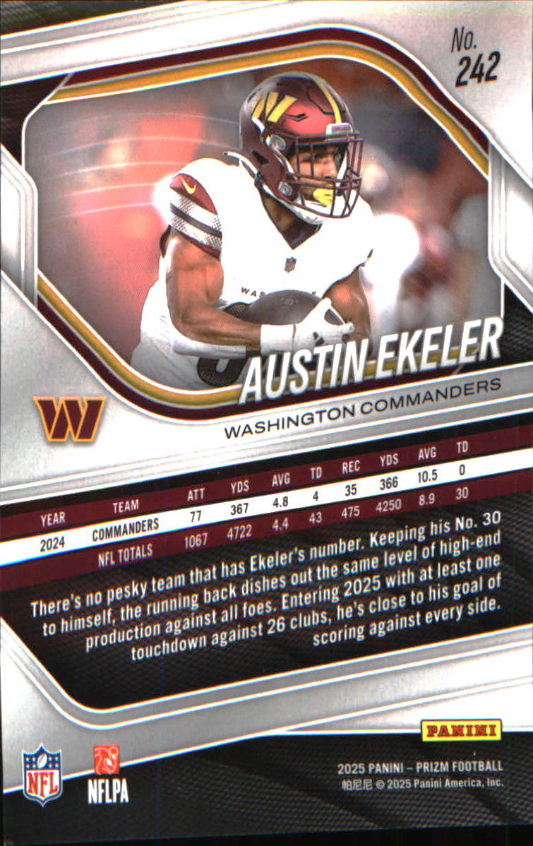 2025 Panini Prizm #242 Austin Ekeler