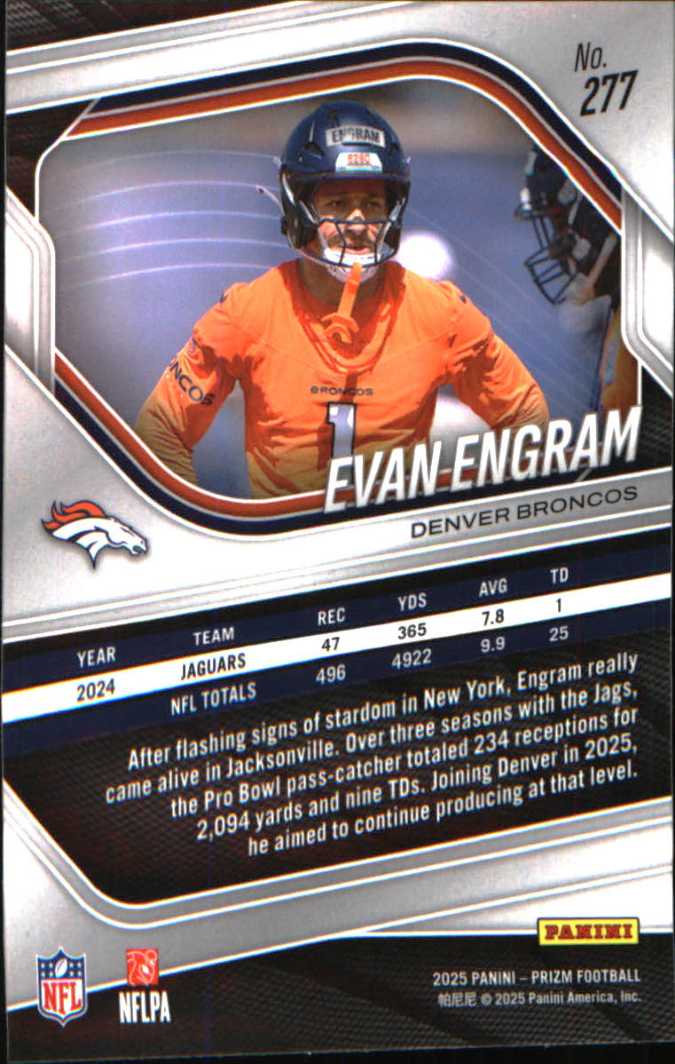 2025 Panini Prizm #277 Evan Engram