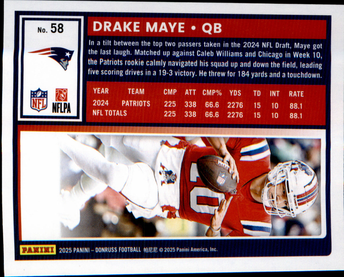 2025 Donruss #58 Drake Maye