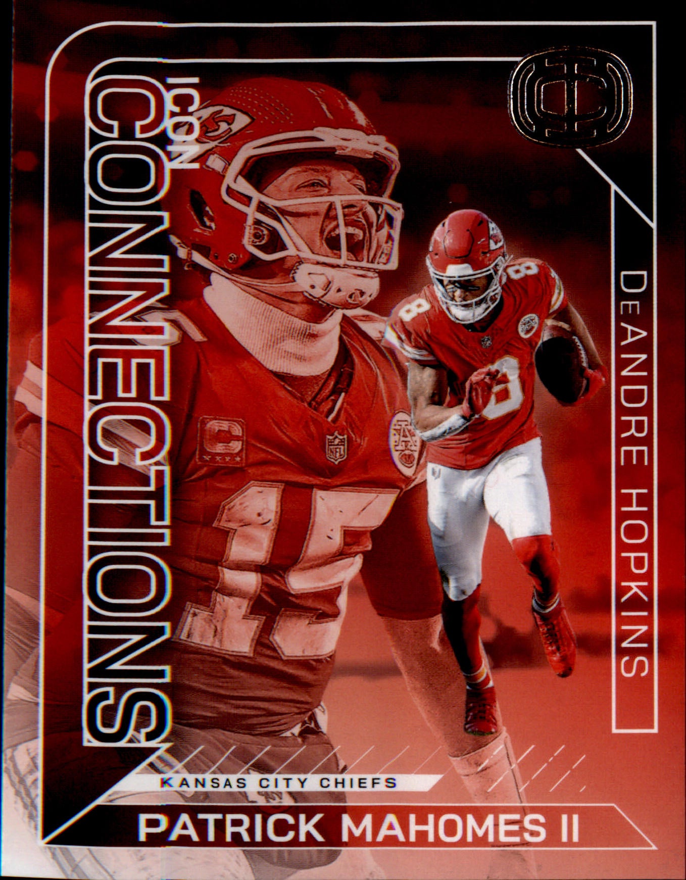 2025 Icon Collections Patrick Mahomes & DeAndre Hopkins Icon Connections Chiefs