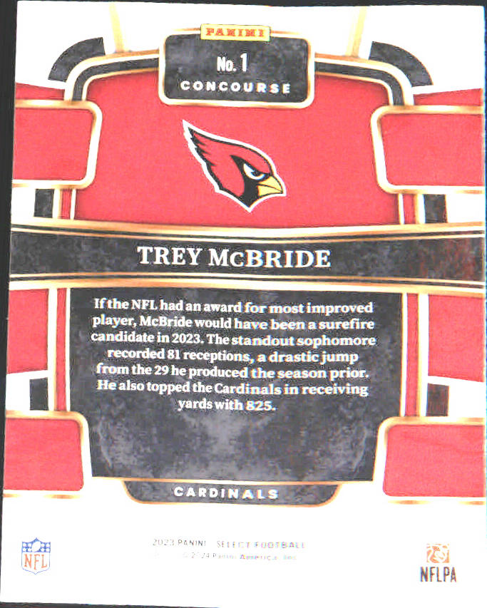 2023 Panini Select #1 Trey McBride
