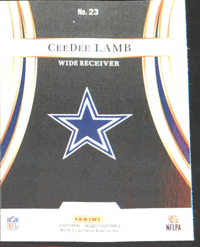 2024 Panini Select Turbocharged #23 CeeDee Lamb