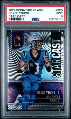 2024 Signature Class Bryce Young Star Cast #SC5 PSA 9 MINT Draft Pick 1