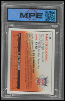 1992 Donruss #429 Ryne Sandberg MPE 8.5