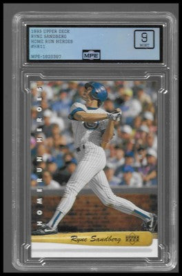 1993 Upper Deck Ryne Sandberg Home Run Heroes #HR11 MPE 9 Mint Cubs HOF