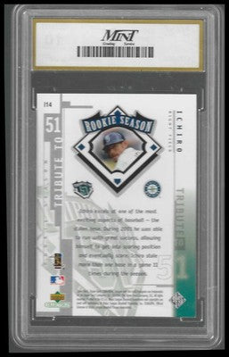 2001 Upper Deck Collectibles Ichiro Tribute to 51 #I14 Ichiro Suzuki MNT 10