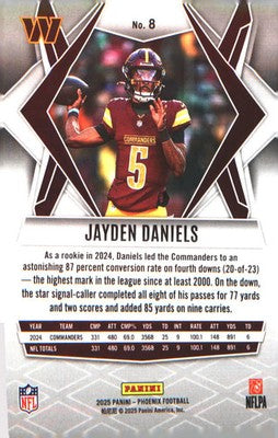 2025 Panini Phoenix #8 Jayden Daniels
