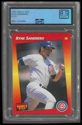 1992 Triple Play #229 Ryne Sandberg MPE 8.5