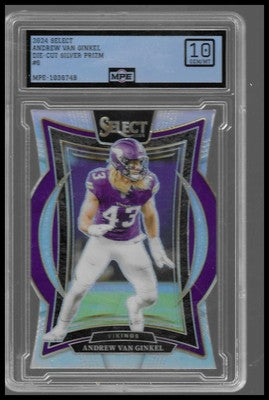 2024 Panini Select #6 Andrew Van Ginkel Silver Prizm Die Cut MPE 10 Gem Mint