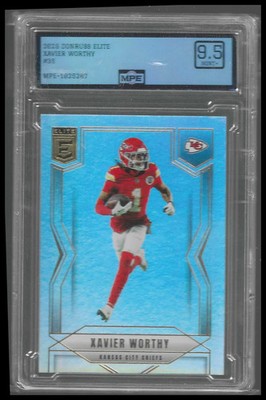 2025 Donruss Elite #35 Xavier Worthy MPE 9.5
