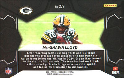 2024 Panini Mosaic #279 MarShawn Lloyd