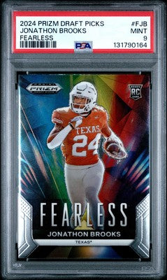2024 Panini Prizm Draft Picks Fearless #FJB Jonathon Brooks PSA 9