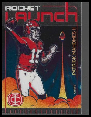 2025 Panini Icon Collection Authentically PATRICK MAHOMES II Rocket Launch #RL-5