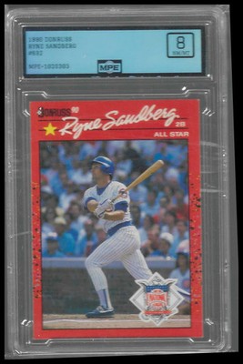 1990 Donruss #692 Ryne Sandberg  MPE 8