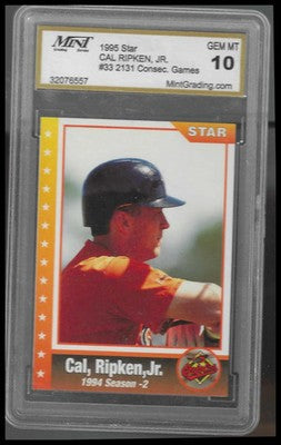 1995 Star Cal Ripken, Jr. 80  #33 Cal Ripken Jr. MINT 10
