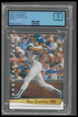 1993 Upper Deck Home Run Heroes #HR11 Ryne Sandberg MPE 9