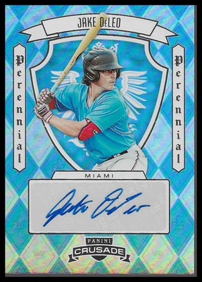 2025 Panini Crusade Perennial Prospect Signatures #PPS-JDL Jake DeLeo