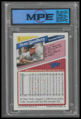 1993 Topps #3 Ryne Sandberg MPE 8.5