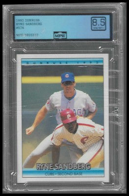 1992 Donruss #576 Ryne Sandberg MPE 8.5