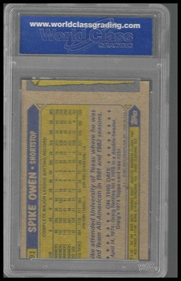 1987 Topps #320 Barry Bonds Rookie *WRONG BACK* WCG GEM-MT 10