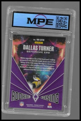 2024 Phoenix Dallas Turner Rookie Rising RC #RR-DTR MPE 9.5 Mint+ Prizm Insert