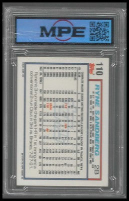 1992 Topps #110 Ryne Sandberg MPE 9