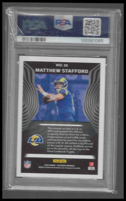 2022 Panini Illusions - Retail #52 Matthew Stafford PSA 9 POP 1
