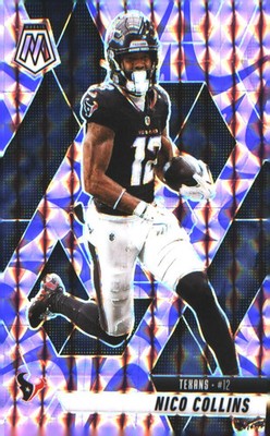 2025 Panini Mosaic Mosaic Reactive Yellow #245 Nico Collins