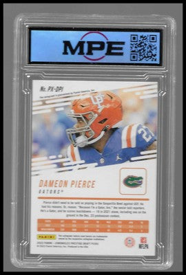 2022 Panini Chronicles Draft Picks #PX-DPI Dameon Pierce Auto MPE 9