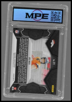 2024 Panini Mosaic  Camo Pink #271 Bo Nix RC MPE 9.5
