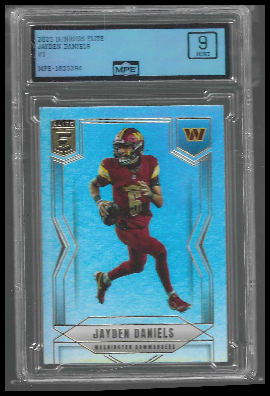 2025 Donruss Elite #1 Jayden Daniels MPE 9