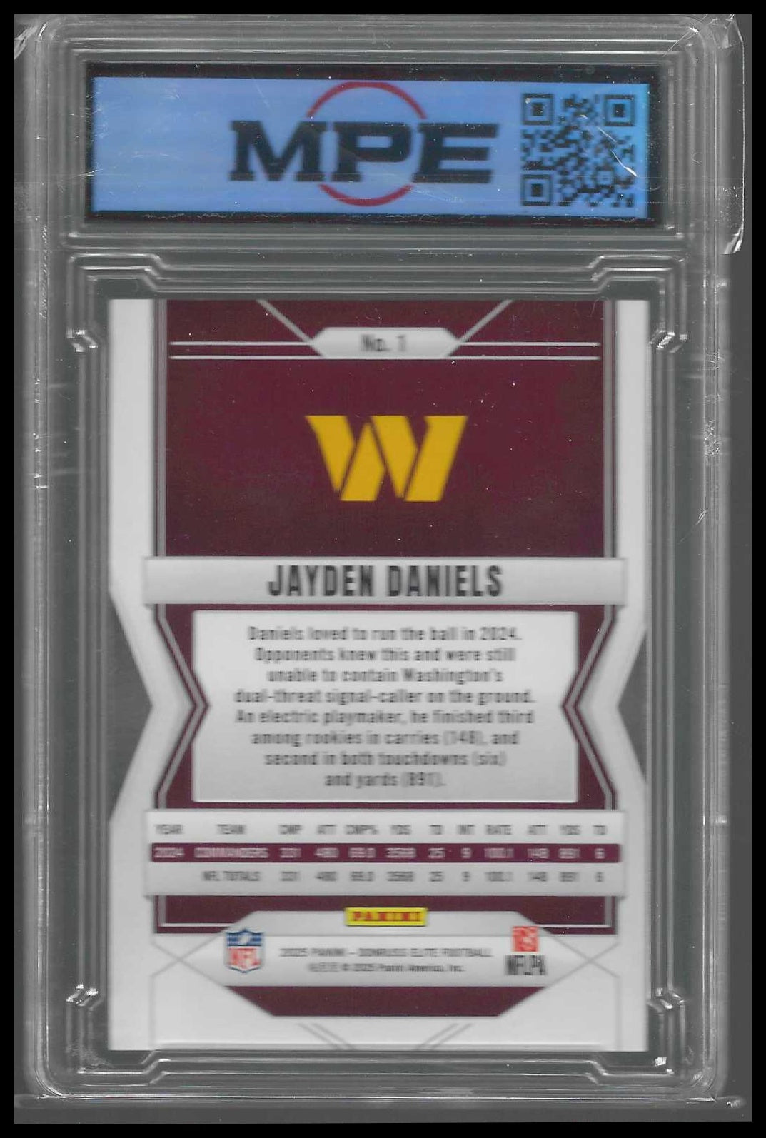 2025 Donruss Elite #1 Jayden Daniels MPE 9