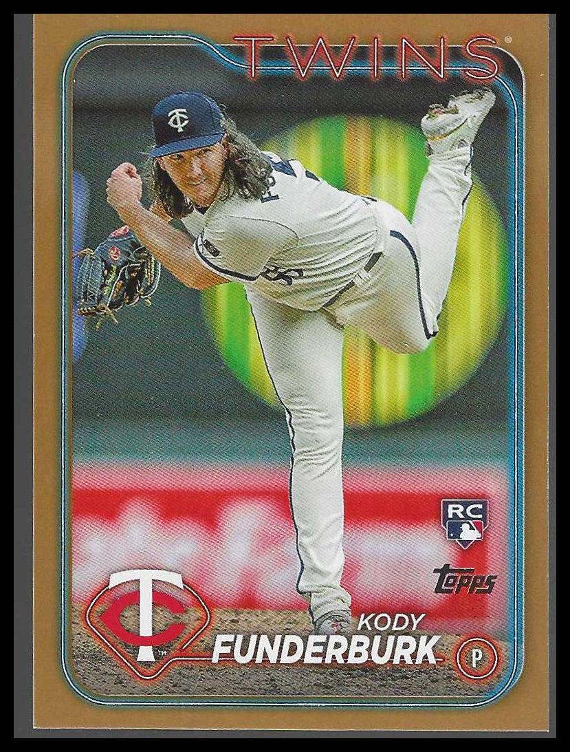 2024 Topps Gold #538 Kody Funderburk Rookie #485/2024