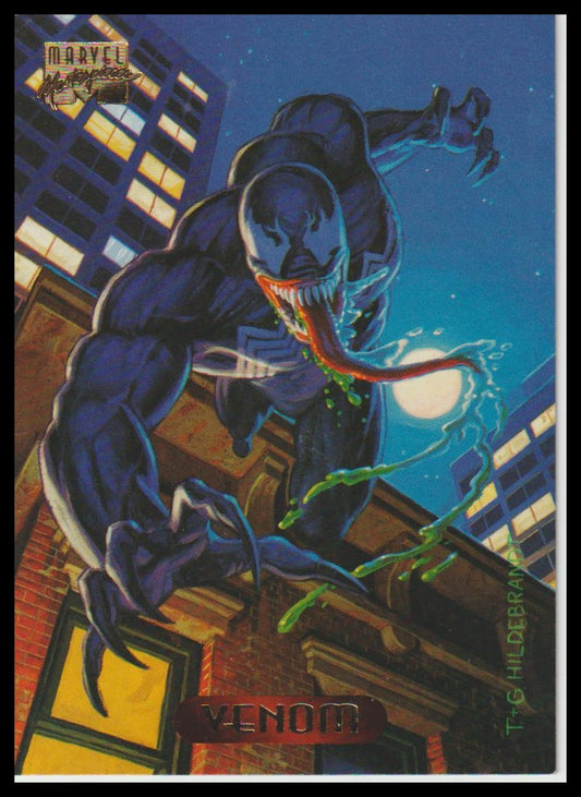 1994 Fleer Marvel Masterpieces Hildebrandt Brothers #131 Venom