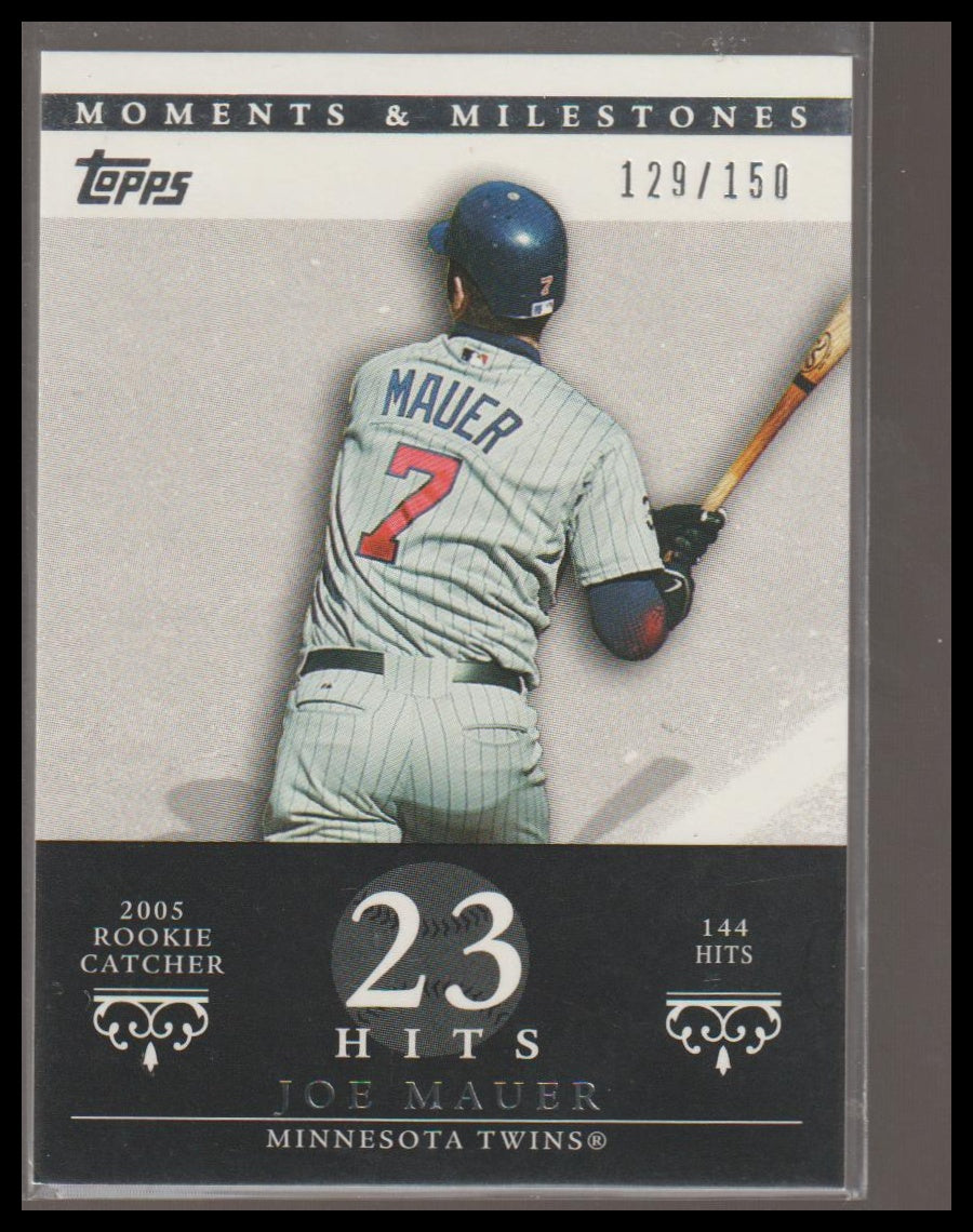 2007 Topps Moments & Milestones #114-16 Joe Mauer #/150