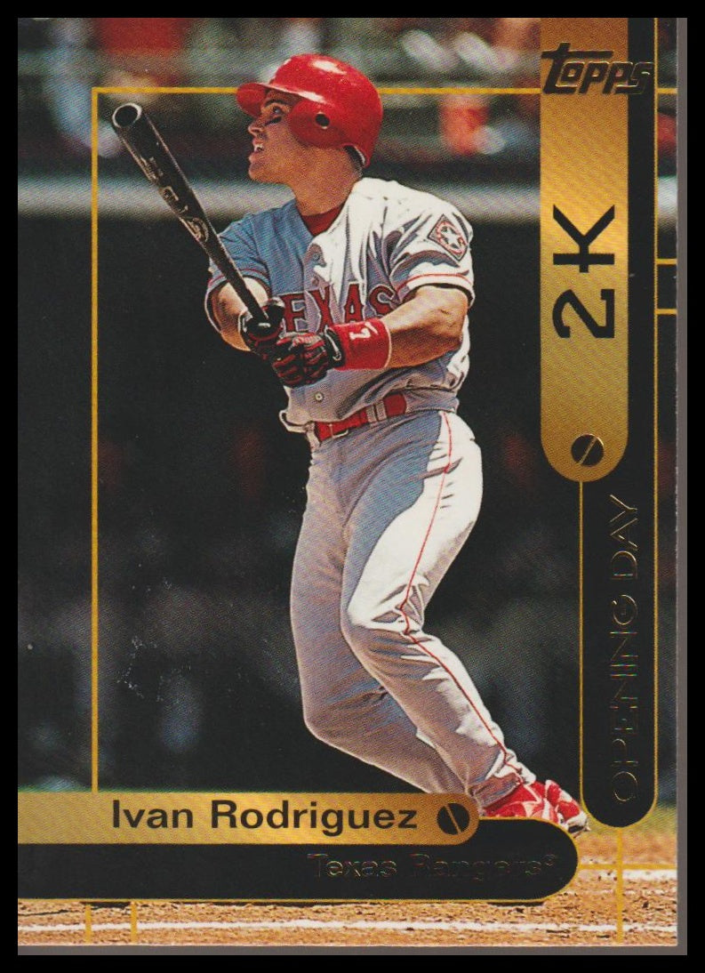 2000 Topps / Fleer / Upper Deck / Pacific Opening Day 2K #OD3 Ivan Rodriguez