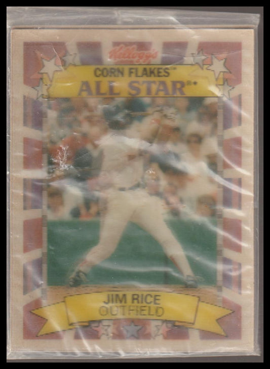 1992 Kellogg's Corn Flakes All-Stars #8 Jim Rice