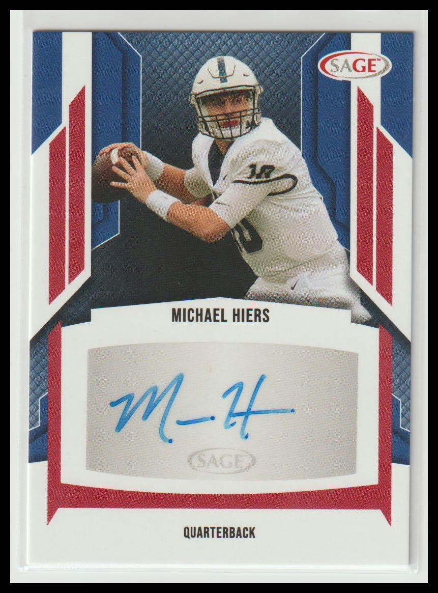 2024 SAGE HIT #A-MH Michael Hiers Autographs Red (Low Series)