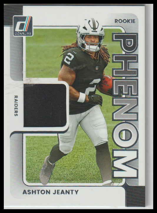 2025 Donruss #RPJ-AJY Ashton Jeanty Rookie Phenom Jerseys
