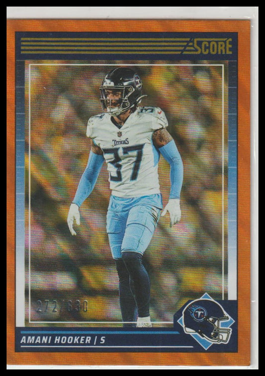 2024 Score #274 Amani Hooker Lava #/630
