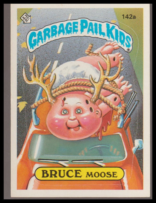 1986 Topps Garbage Pail Kids Series 4 #142a Bruce Moose