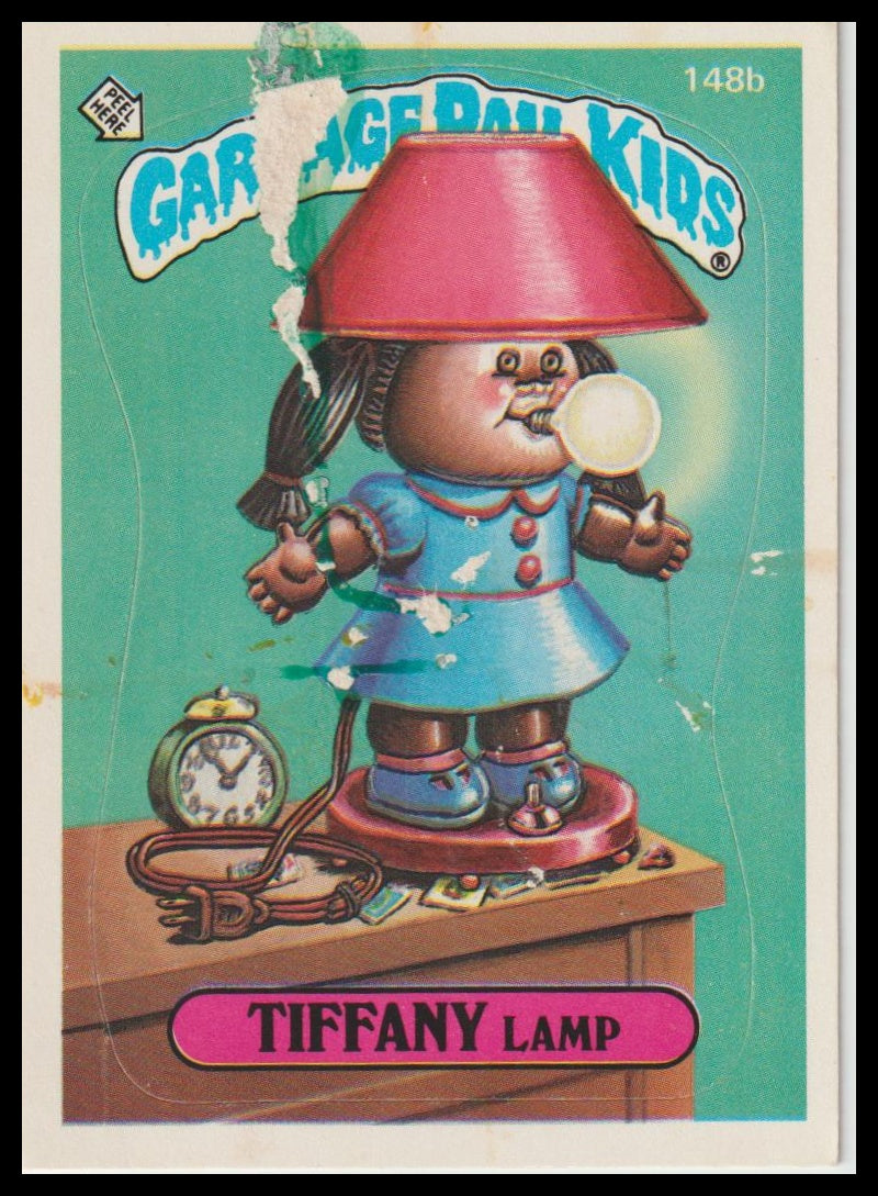 1986 Topps Garbage Pail Kids Series 4 #148a Turned-On Tara