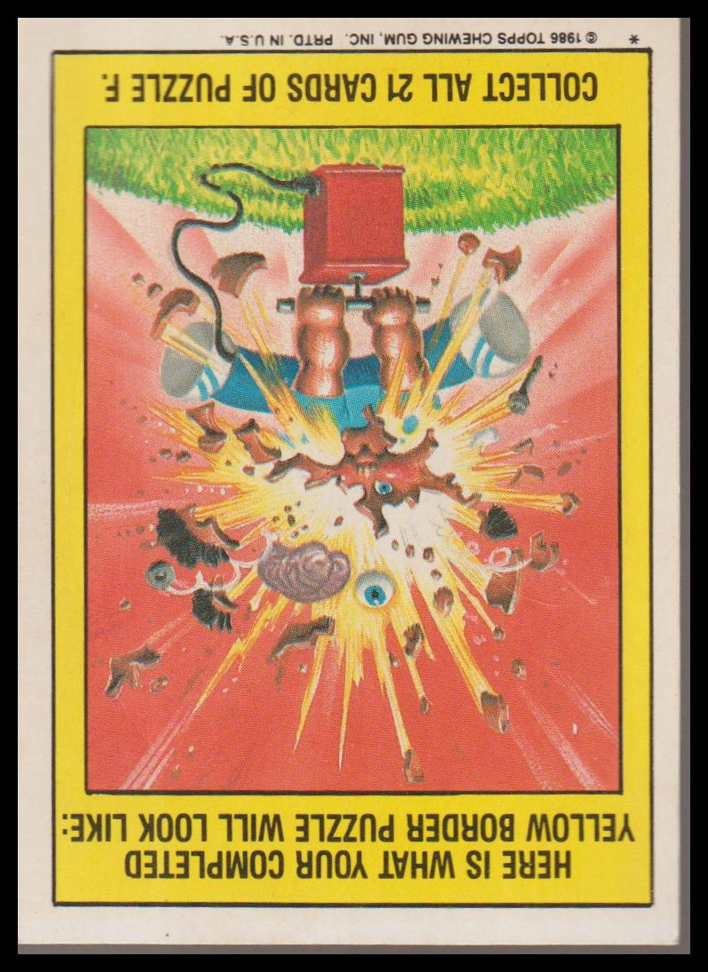 1986 Topps Garbage Pail Kids Series 6 #242a Clean Maureen